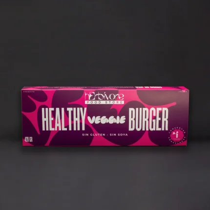Hamburguesa de frejol negro con quinua