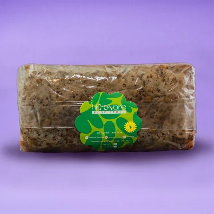 Pan de molde marmoleado de quinua y carbón activado
