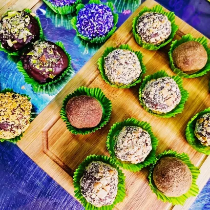 Trufas de brownie gluten free